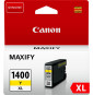 Cartouche d'encre Canon PGI-1400XL Y Jaune