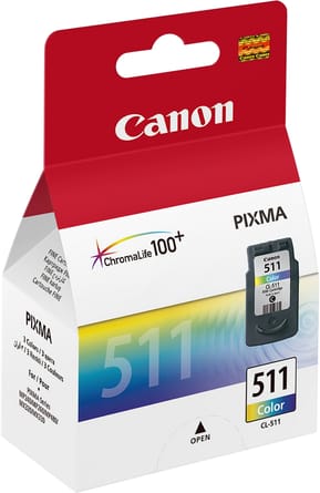 Canon CL-511 Couleurs - Cartouche d'encre Canon d'origine (2972B007AB) — image 2