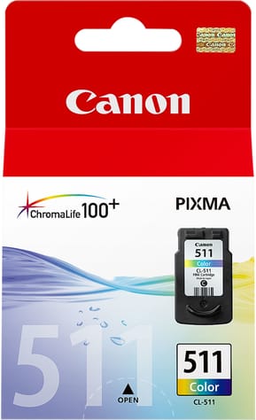 Canon CL-511 Couleurs - Cartouche d'encre Canon d'origine (2972B007AB) — image 3