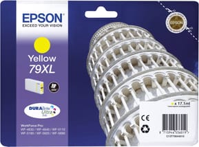 Epson 79XL Jaune - Cartouche d'encre Epson "TOUR DE PISE" d'origine (C13T79044010)