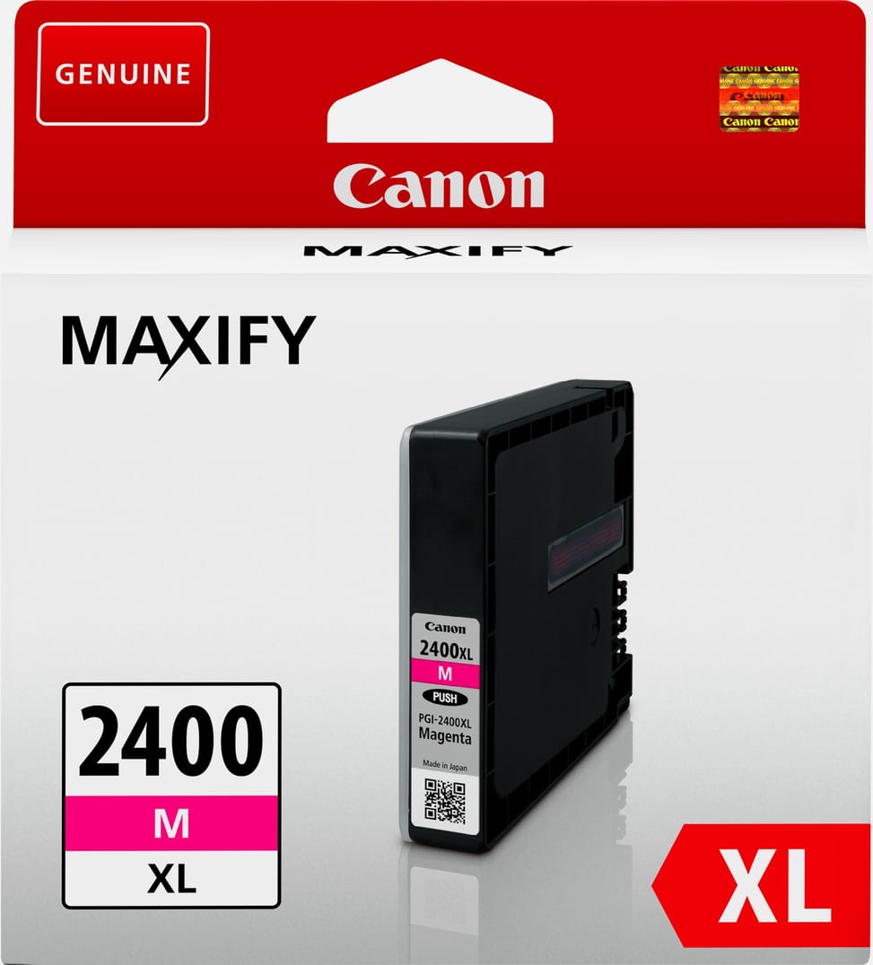 خرطوشة حبر Canon أصلية عالية السعة PGI-2400XL M أرجواني (9275B001AA) — صورة 3
