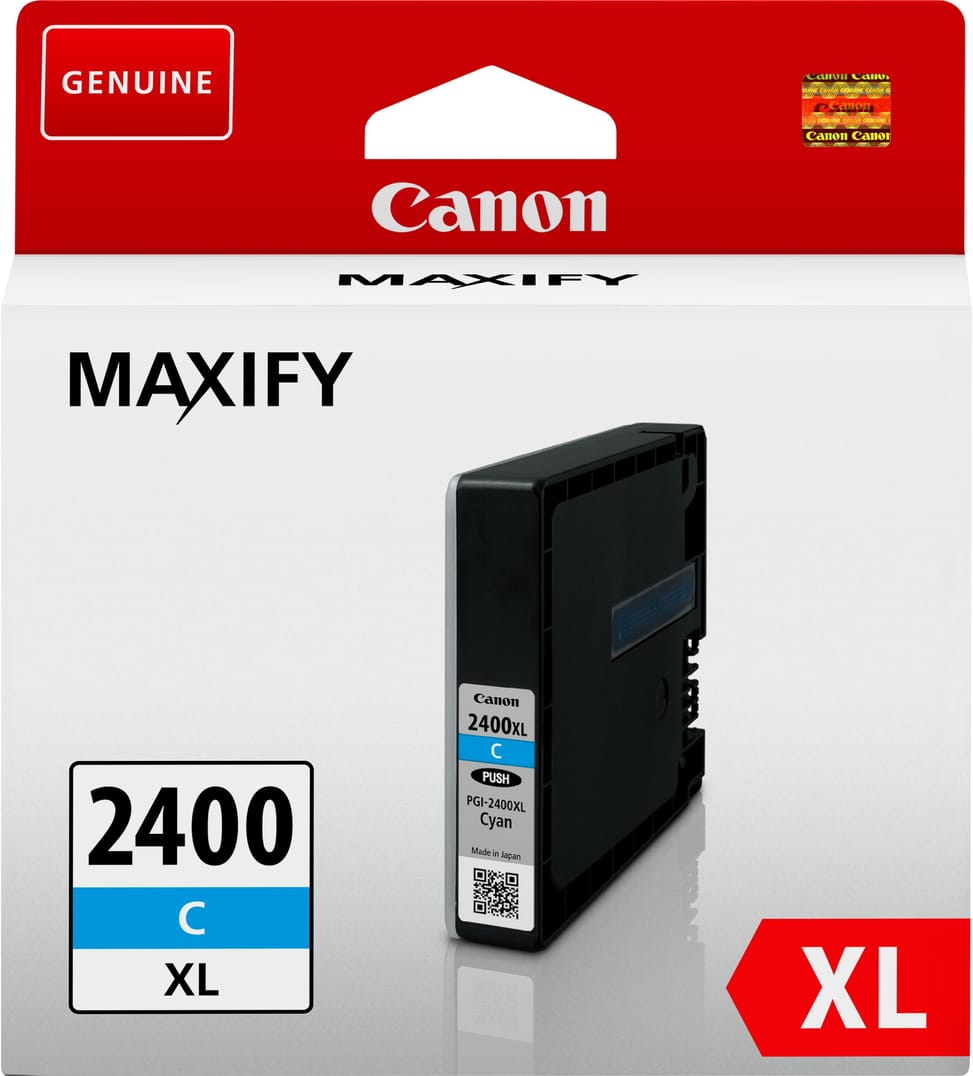 خرطوشة حبر Canon أصلية عالية السعة PGI-2400XL C سماوي (9274B001AA) — صورة 3