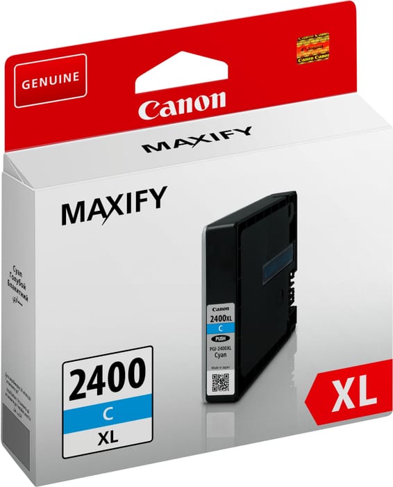 Canon PGI-2400XL C Cyan - Original Canon High-Yield Ink Cartridge (9274B001AA)
