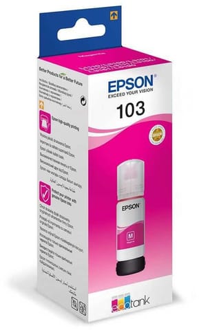 Epson 103 Magenta - Bouteille d'encre Epson EcoTank d'origine (C13T00S34A)