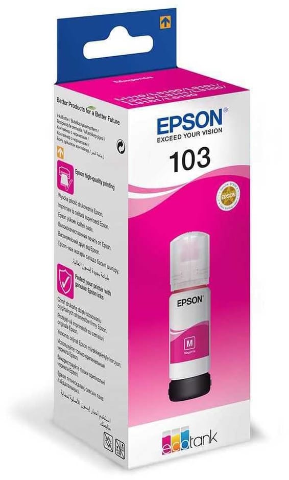 Epson 103 Magenta - Original Epson EcoTank Ink Bottle (C13T00S34A)