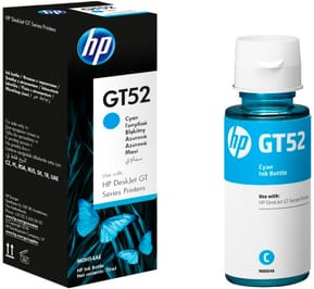 HP GT52 Cyan - Bouteille d'encre HP d'origine (M0H54AE)