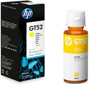 HP GT52 Jaune - Bouteille d'encre HP d'origine (M0H56AE)