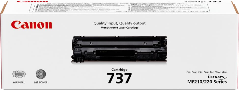 Cartouche de toner Canon Cartridge CRG-737 Noir - 2400 Pages