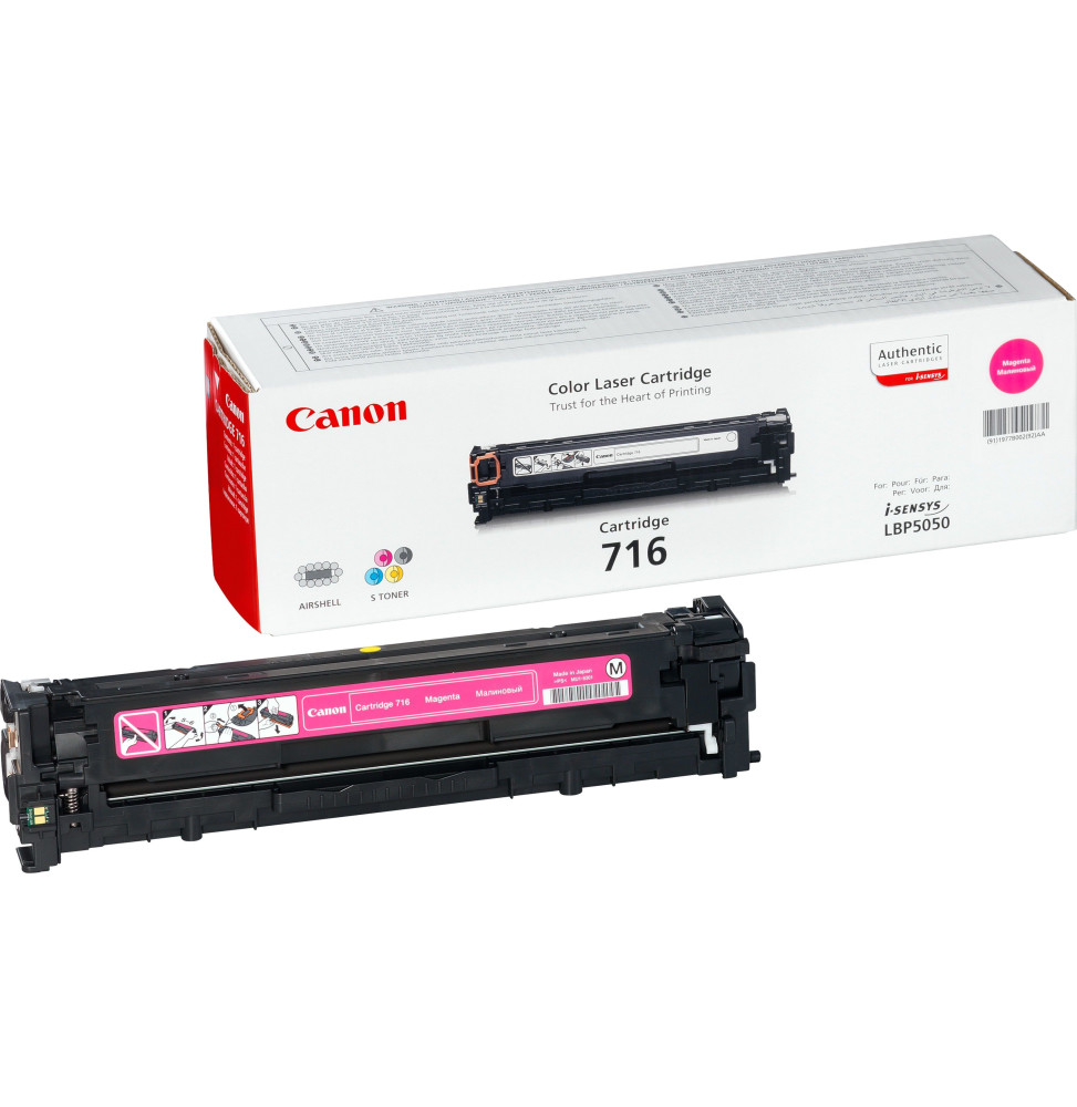 Cartouche de toner Canon 716 Magenta - 1500 Pages