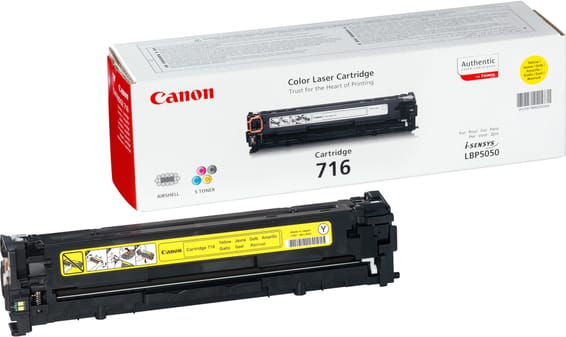 Canon 716 Jaune - Toner Canon d'origine (1977B002AA)