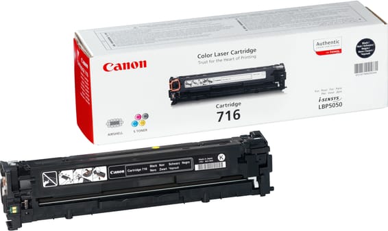 Canon 716 Noir - Toner Canon d'origine (1980B002AA)