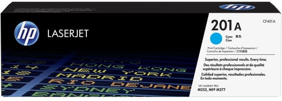 HP 201A Cyan (CF401A) - Toner HP LaserJet d'origine
