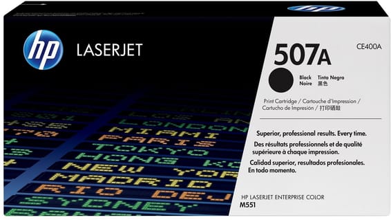 HP 507A Noir (CE400A) - Toner HP LaserJet d'origine