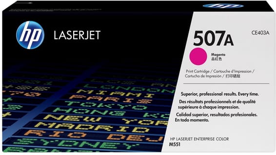 HP 507A Magenta (CE403A) - Toner HP LaserJet d'origine