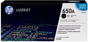 HP 650A Noir (CE270A) - Toner HP LaserJet d'origine