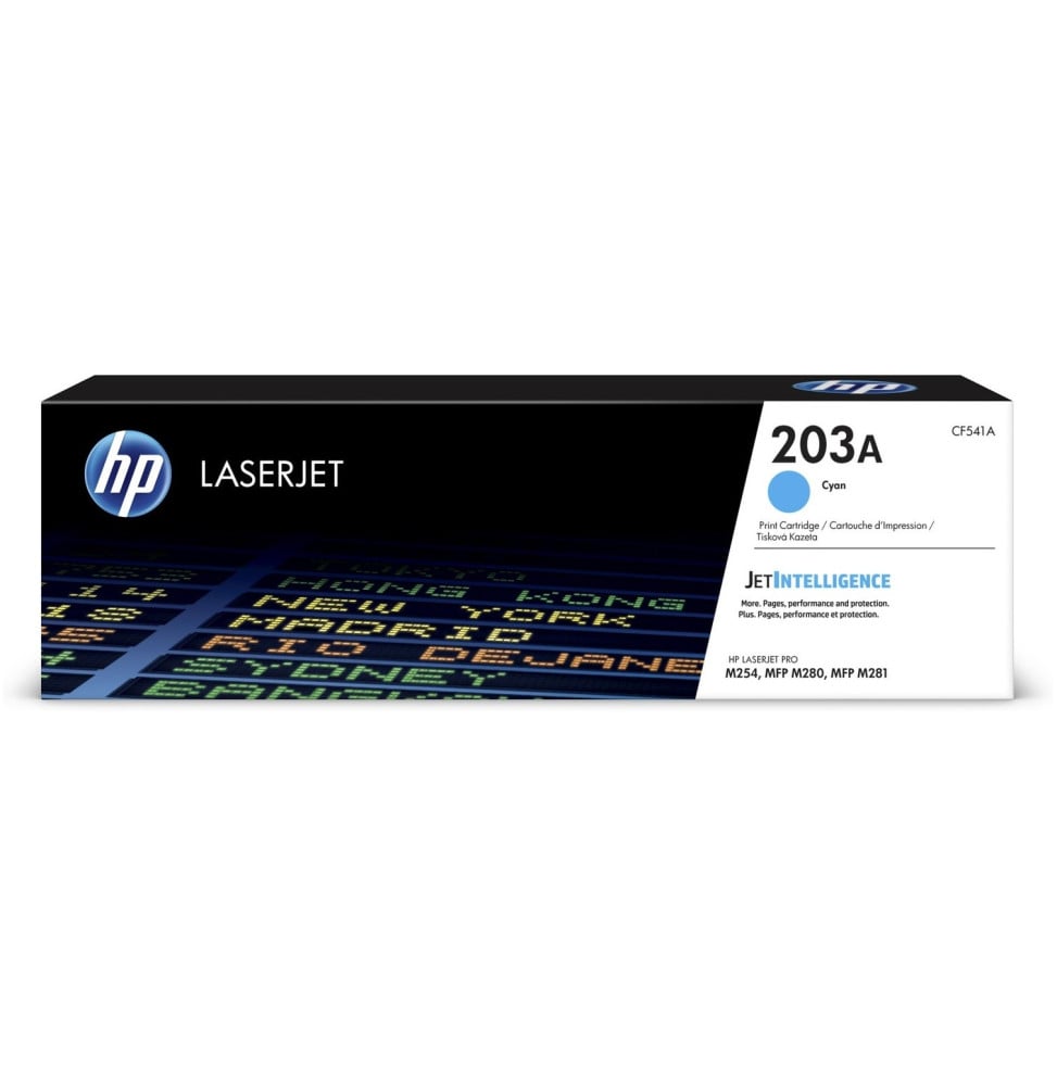 HP 203A Cyan (CF541A) - Toner HP LaserJet d'origine HP 203A Cyan (CF541A) - Toner HP LaserJet d'origine