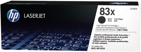 HP 83X Noir (CF283X) - Toner grande capacité HP LaserJet d'origine