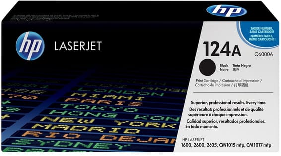 HP 124A Noir (Q6000A) - Toner HP LaserJet d'origine