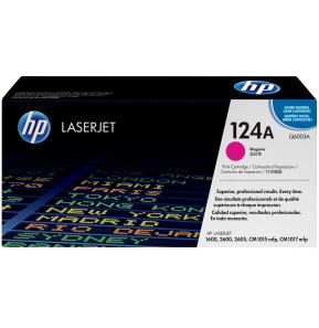 Cartouche d'encre magenta HP LaserJet 124A (Q6003A)