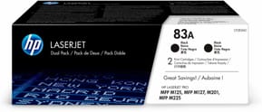 HP 83A Noir (CF283AF) - Pack de 2 toners HP LaserJet d'origine