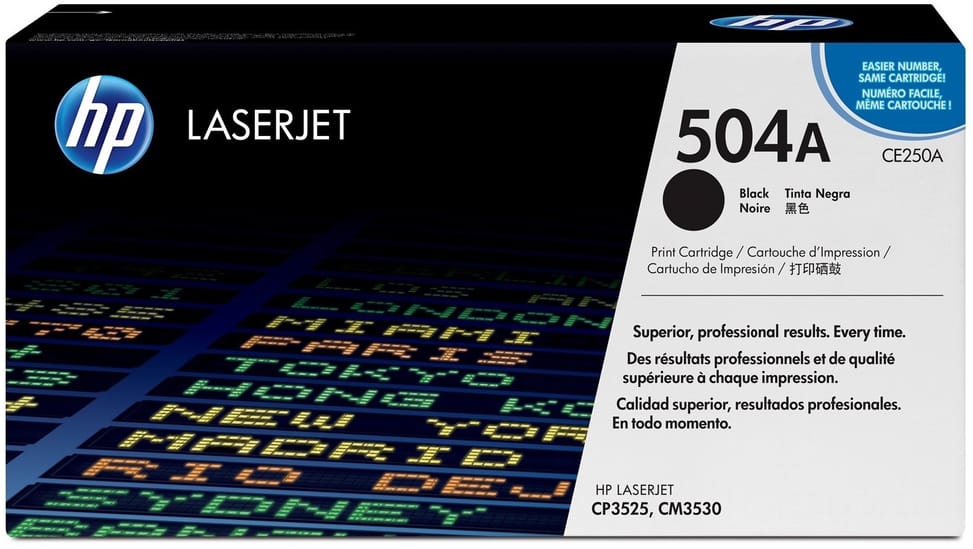 تونر HP LaserJet 504A أسود أصلي (CE250A) — صورة 1