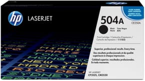 HP 504A Noir (CE250A) - Toner HP LaserJet d'origine