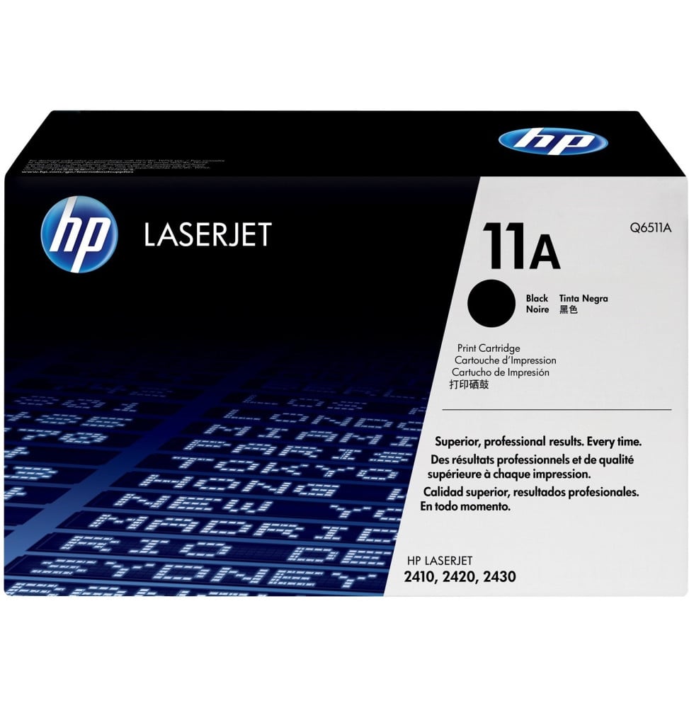 HP 11A Noir (Q6511A) - Toner HP LaserJet d'origine HP 11A Noir (Q6511A) - Toner HP LaserJet d'origine