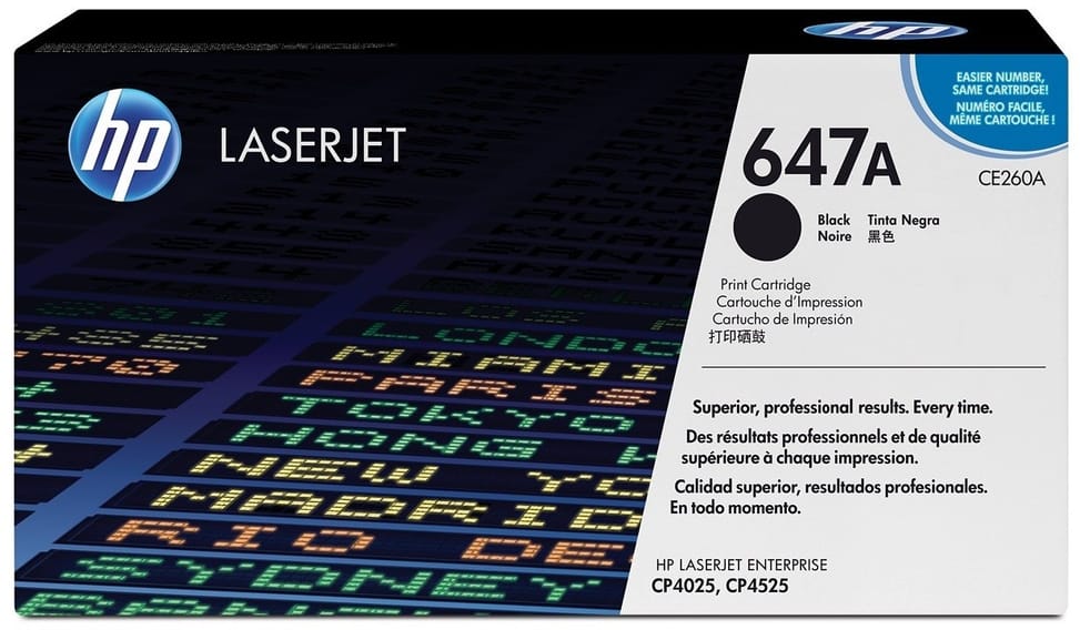HP 647A Black (CE260A) - Original HP LaserJet Toner — image 1