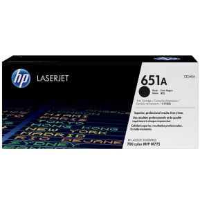 HP 651A Noir (CE340A) - Toner HP LaserJet d'origine