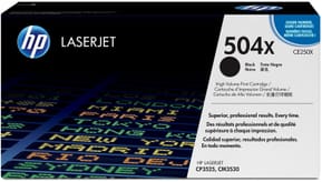 HP 504X Noir (CE250X) - Toner grande capacité HP LaserJet d'origine