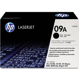 Cartouche d'impression noire HP LaserJet 09A (C3909A)