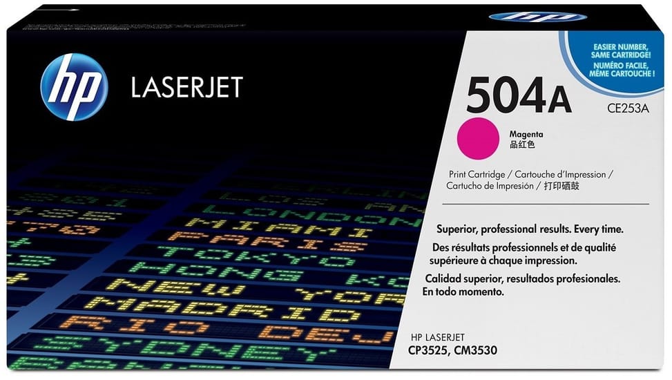 HP 504A Magenta (CE253A) - Original HP LaserJet Toner — image 1