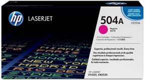 HP 504A Magenta (CE253A) - Toner HP LaserJet d'origine