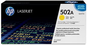 HP 502A Jaune (Q6472A) - Toner HP LaserJet d'origine