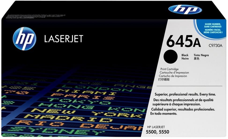 HP 645A Black (C9730A) - Original HP LaserJet Toner — image 1