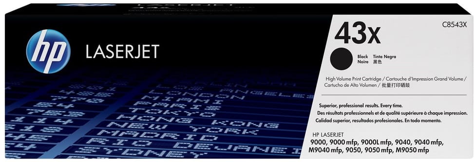 HP 43X Black (C8543X) - Original HP LaserJet High-Yield Toner — image 1