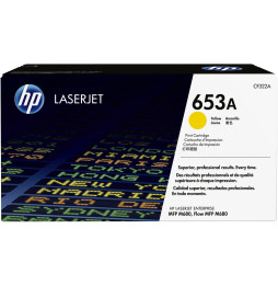 Cartouche de toner jaune originale HP LaserJet 653A (CF322A)