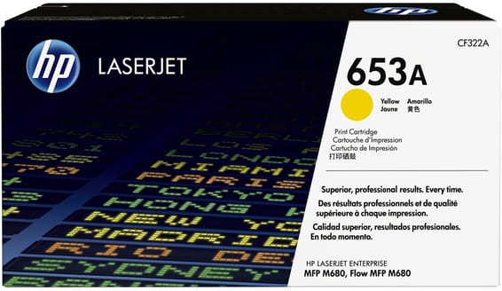 HP 653A Jaune (CF322A) - Toner HP LaserJet d'origine