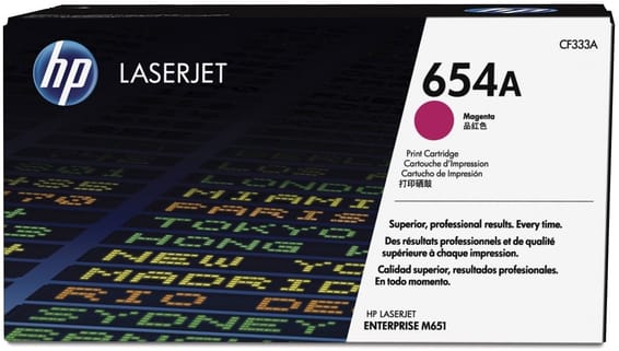 HP 654A Magenta (CF333A) - Toner HP LaserJet d'origine