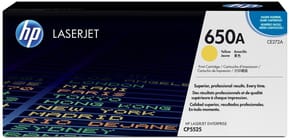 HP 650A Jaune (CE272A) - Toner HP LaserJet d'origine
