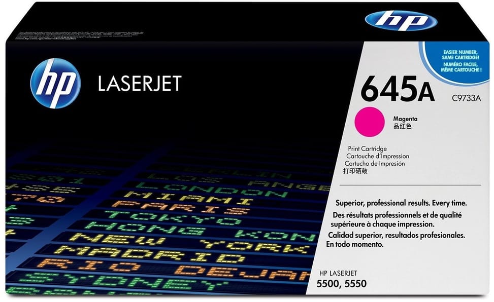 تونر HP LaserJet أصلي HP 645A أرجواني (C9733A) — صورة 1