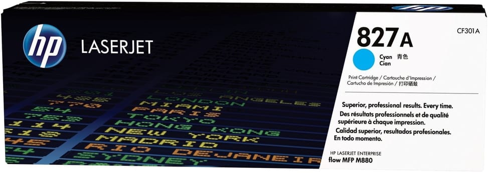 HP 827A Cyan (CF301A) - Original HP LaserJet Toner — image 1