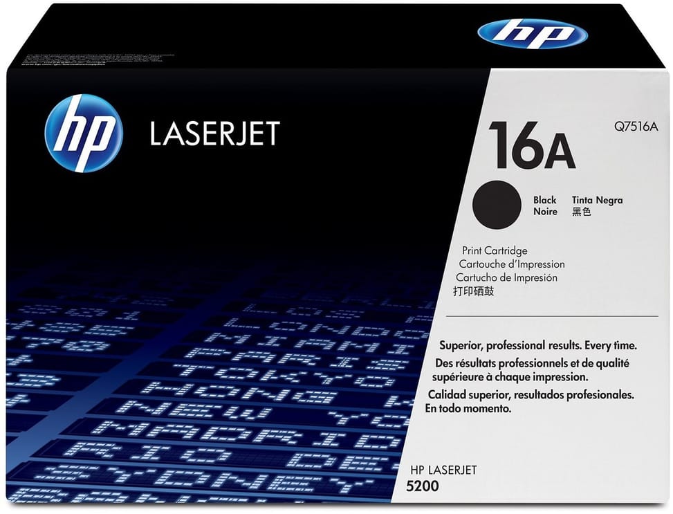 HP 16A Black (Q7516A) - Original HP LaserJet Toner — image 1