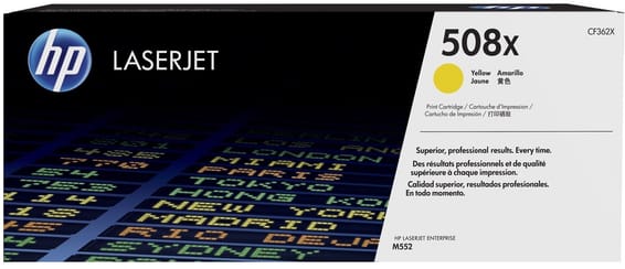 HP 508X Jaune (CF362X) - Toner grande capacité HP LaserJet d'origine
