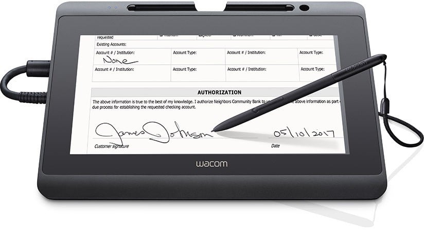 Tablette graphique Wacom DTH-1152 Ecran interactif eSignatures USB 2.0 HDMI (Hors chargeur/câble/stylet