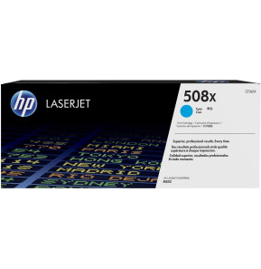 Toner HP 508X LaserJet Cyan grande capacité authentique (CF361X)