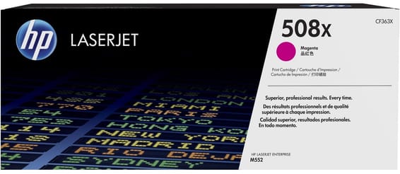 HP 508X Magenta (CF363X) - Toner grande capacité HP LaserJet d'origine