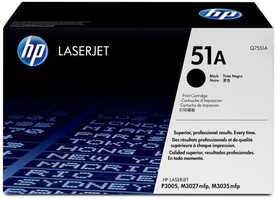 HP 51A Noir (Q7551A) - Toner HP LaserJet d'origine