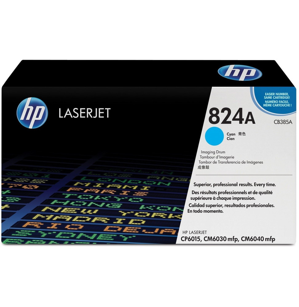 Tambour d'imagerie HP 824A LaserJet cyan (CB385A)