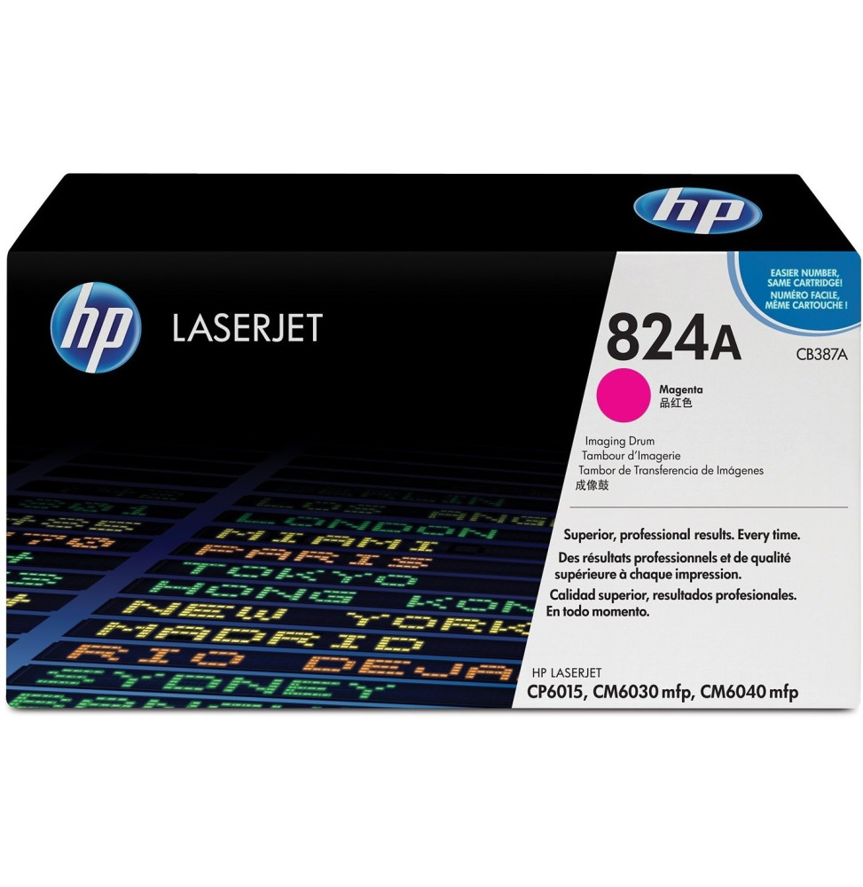 Tambour d'imagerie HP 824A LaserJet magenta (CB387A)